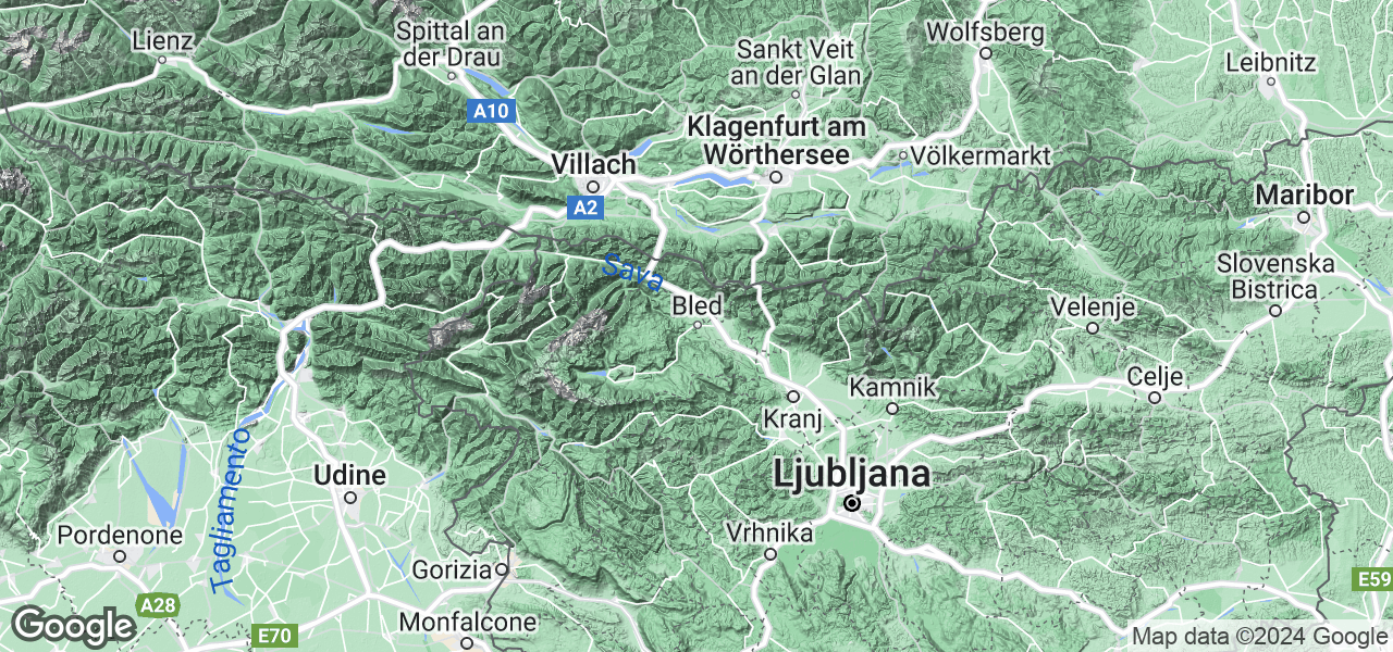 Térkép Bled